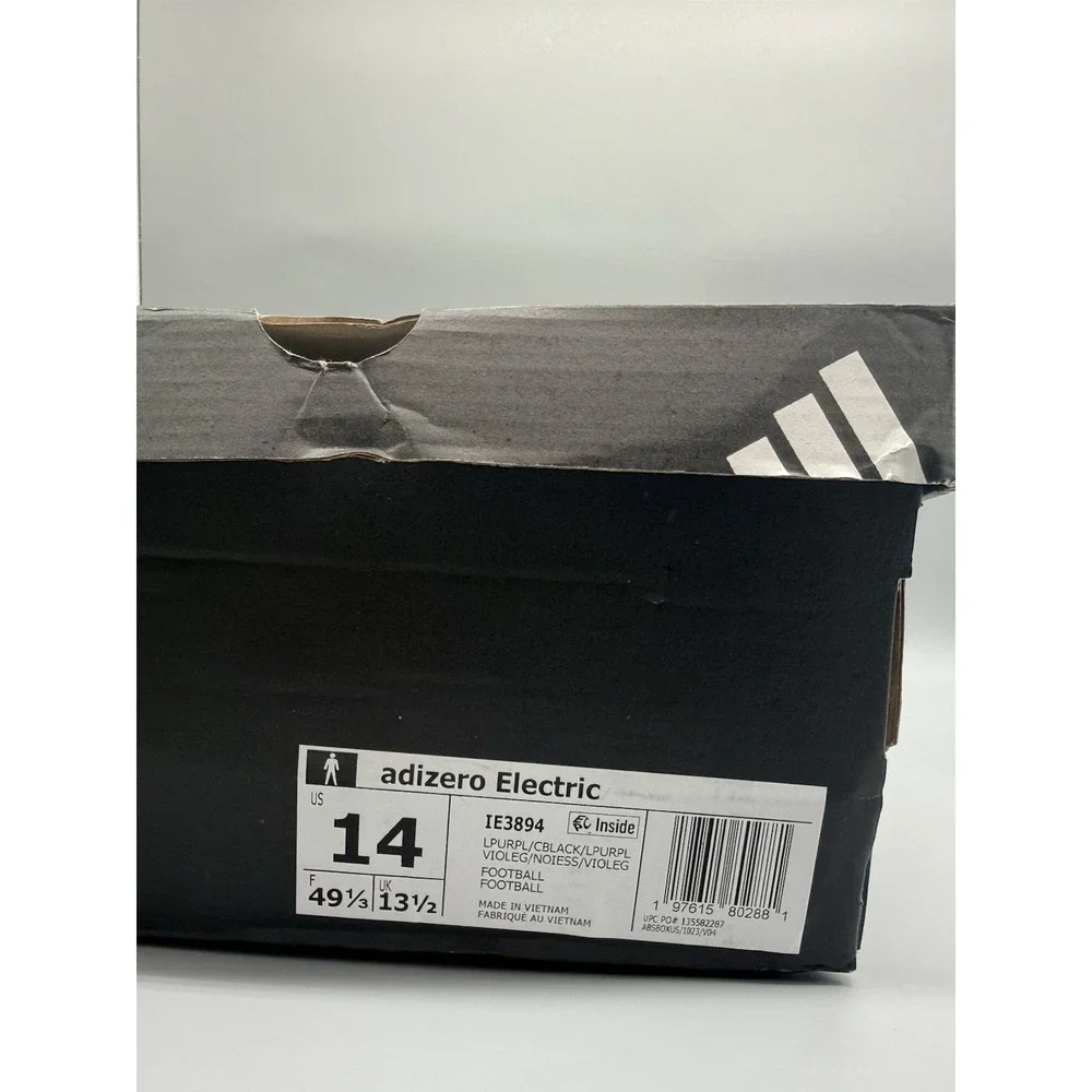 Adidas‎ Adizero Electric Football Cleats Mens Size 14 Exotic Speed Pack Purple